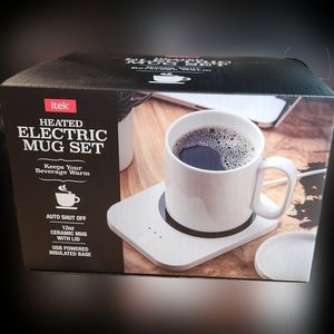 heated electric coffee mug set
